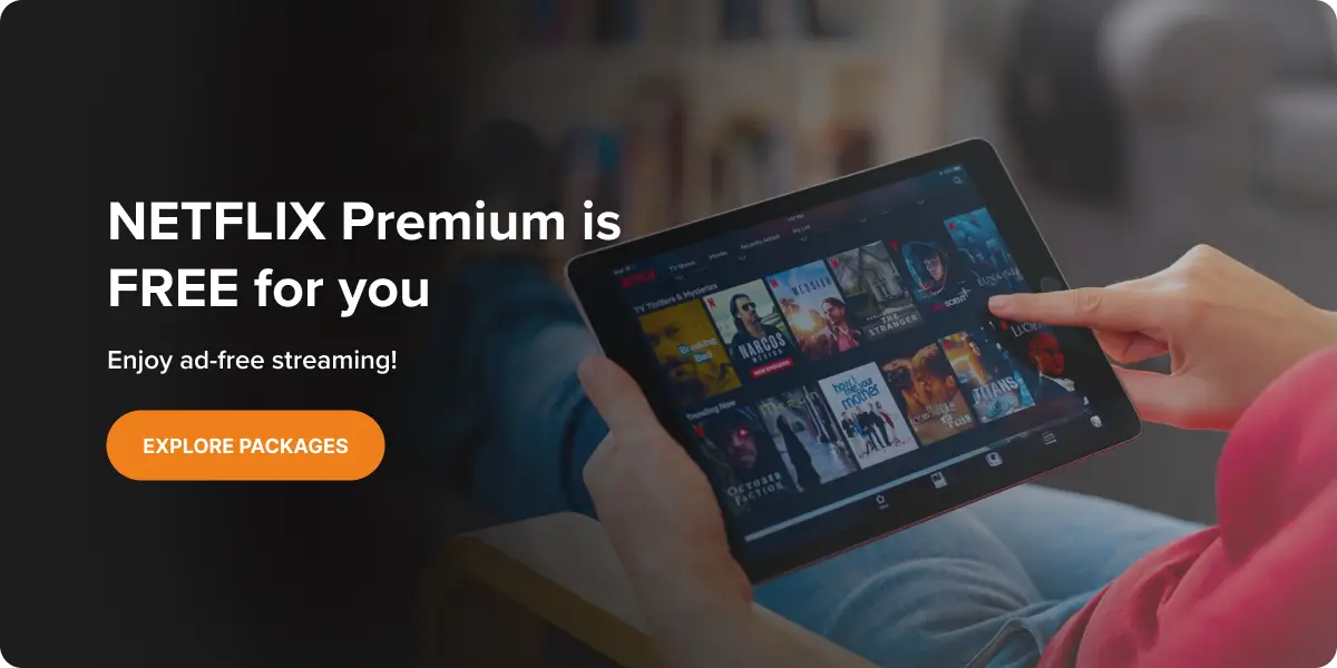 Netflix Premium free Banner