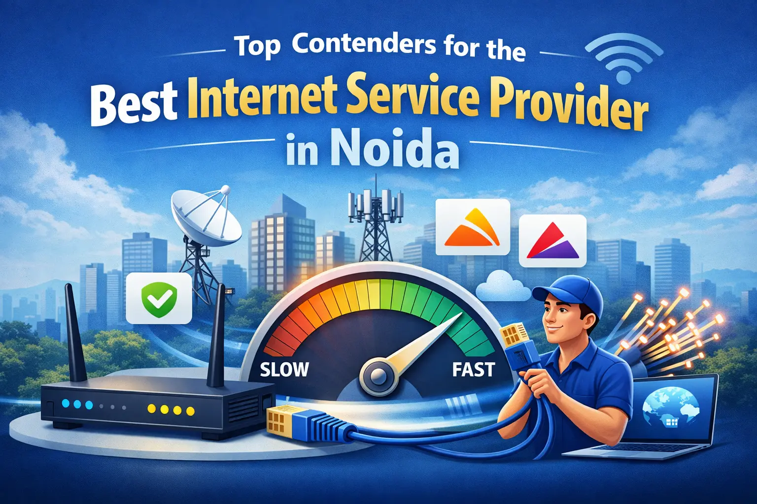 Best Internet Service Provider in Noida for Buffer-free Browsing