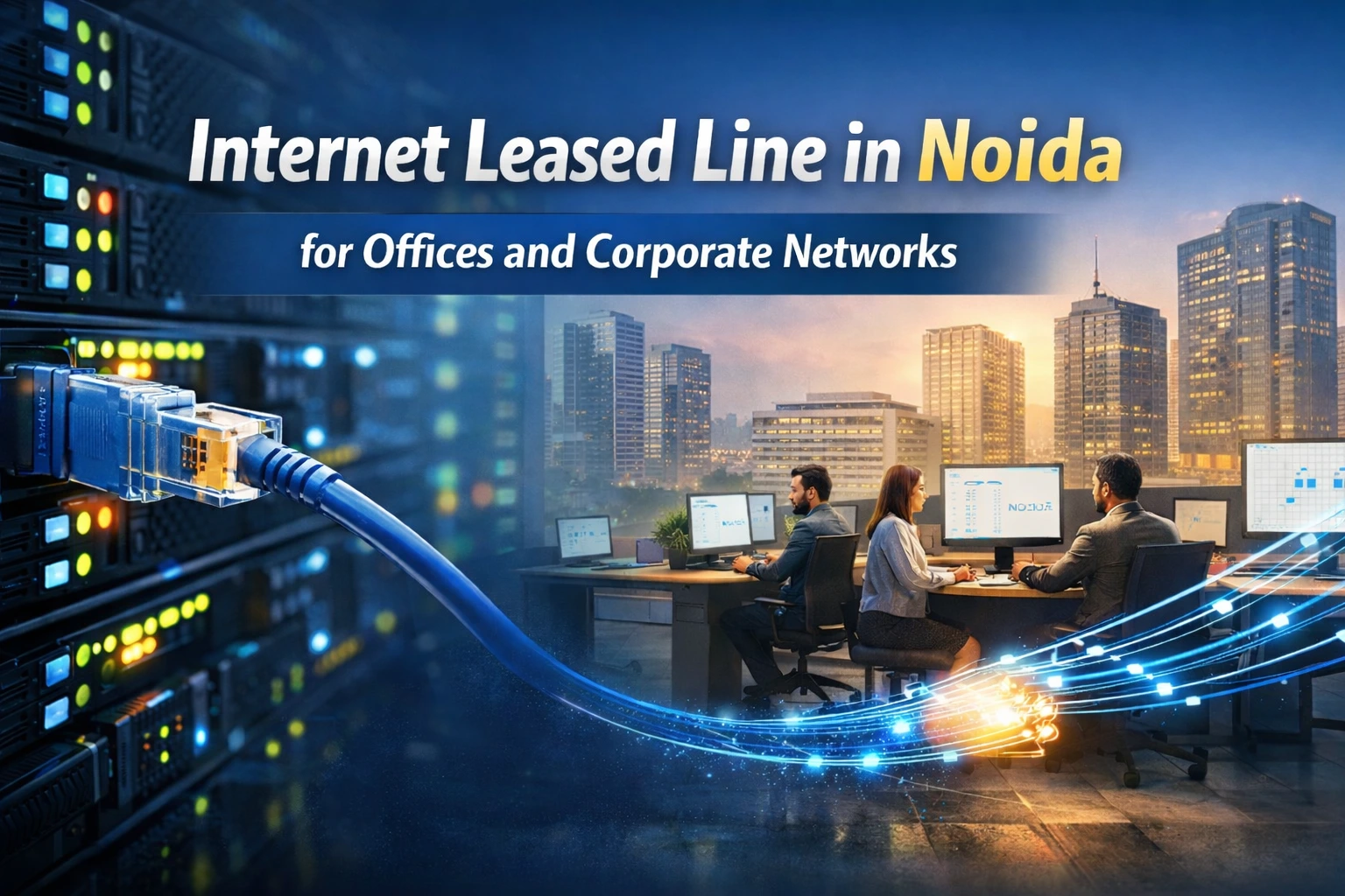 Internet Leased Line in Noida for Offices and Corporate Networks