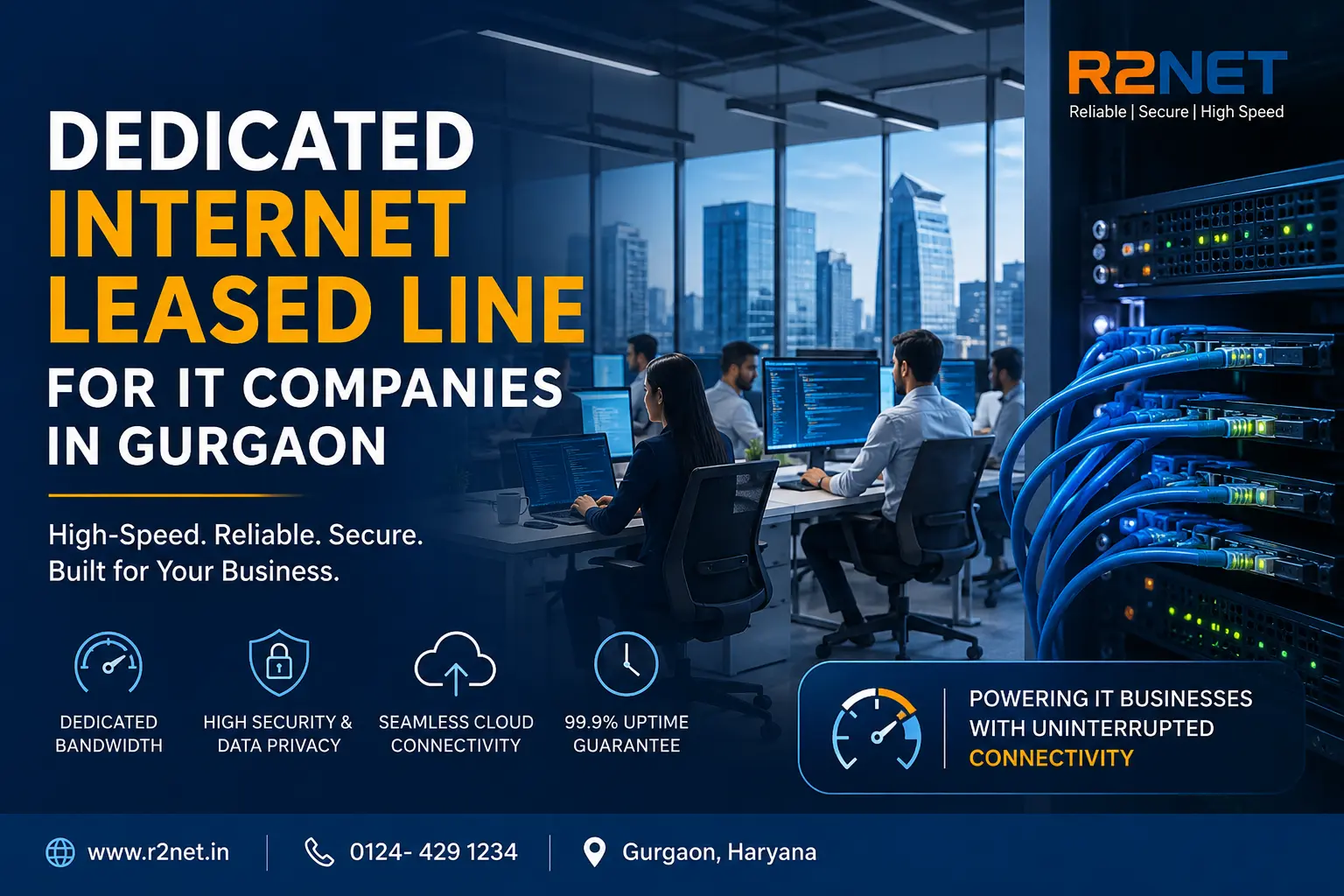 Dedicated Internet Leased Line for IT Companies in Gurgaon